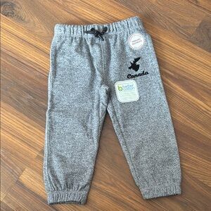 NWT Canadiana Canada Gray Toddler Boy Girl Size 24M Kids Jogger Pants 24 Months